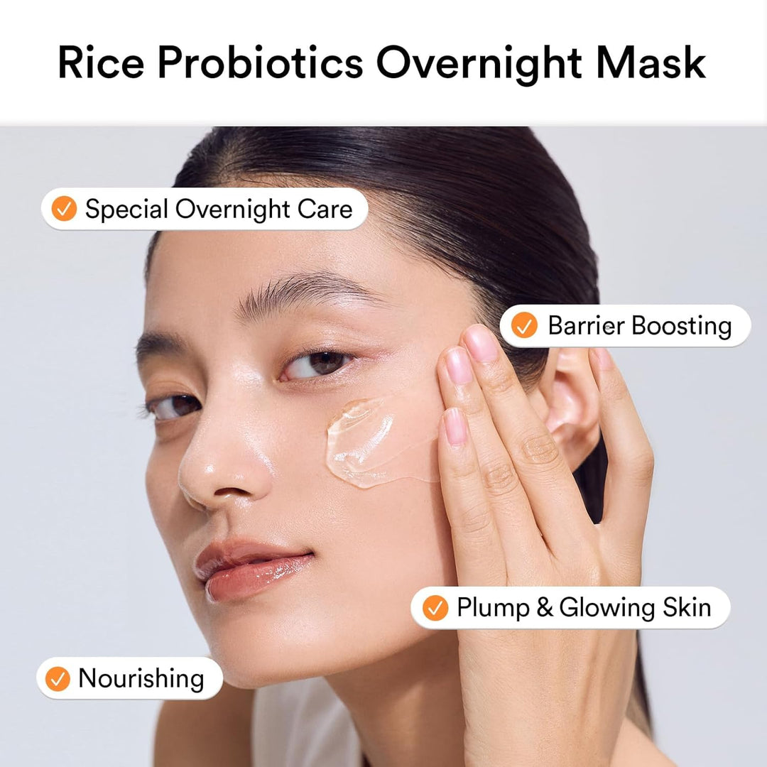 Abib Rice Probiotics Overnight Mask , Wake Up to Plump, Glowy Skin , Barrier Jelly 80 ml FASHNITO
