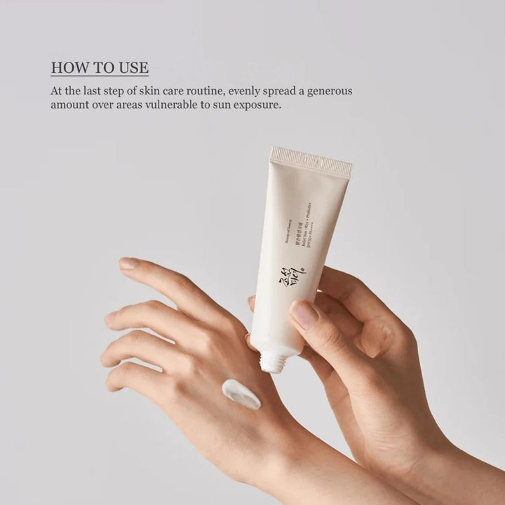 Beauty of Joseon Relief Sun Rice Probiotics , next-gen UV filters, SPF50+ Pa+ - Fashnito