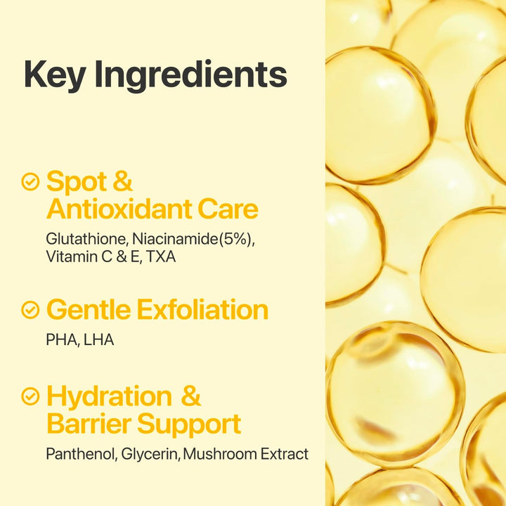 Numbuzin No.5+ Glutathione Vitamin-Niacinamide Brightening Toner Pad