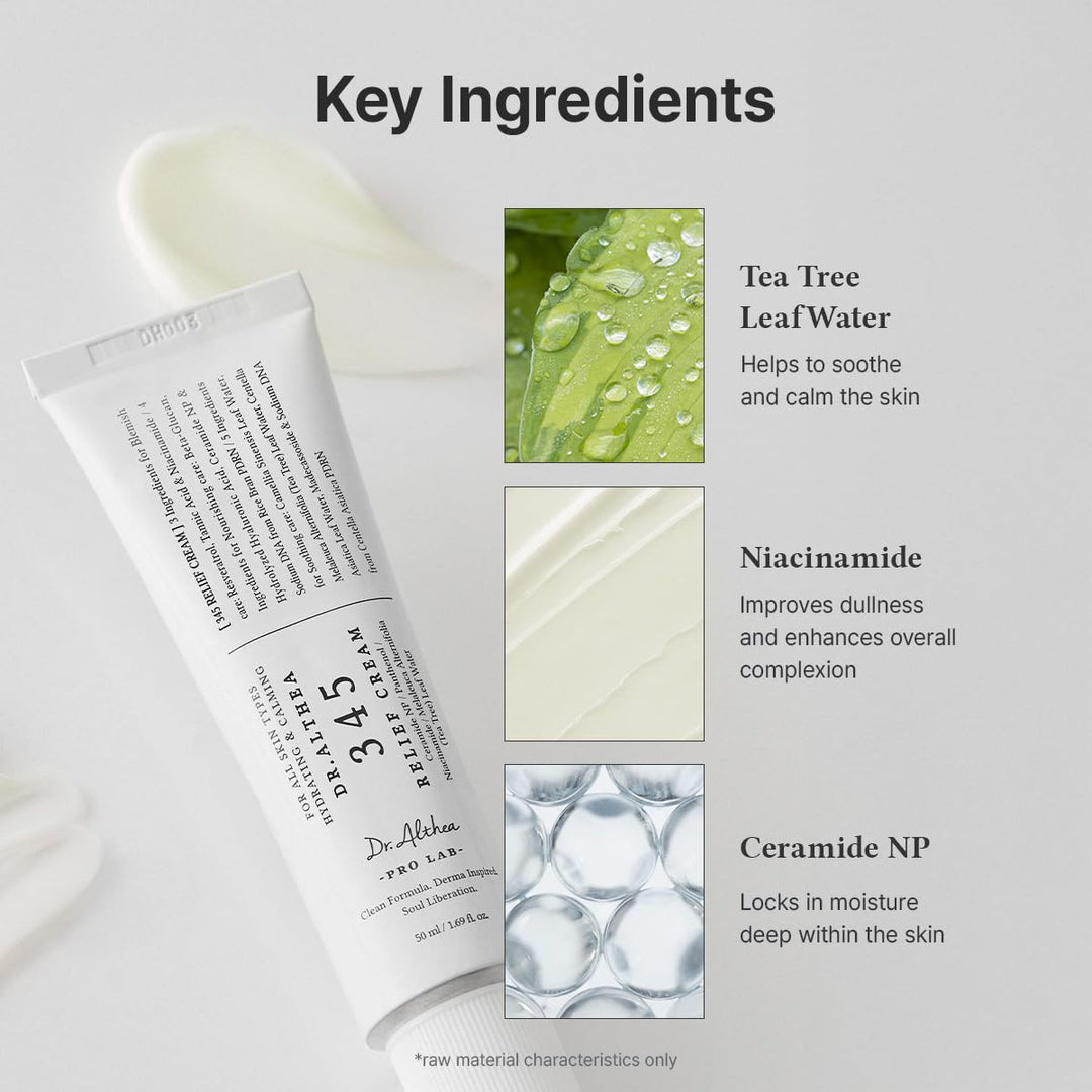 Dr. Althea, 345 Relief Cream Post, Acne Soothing Moisturizer - Fashnito