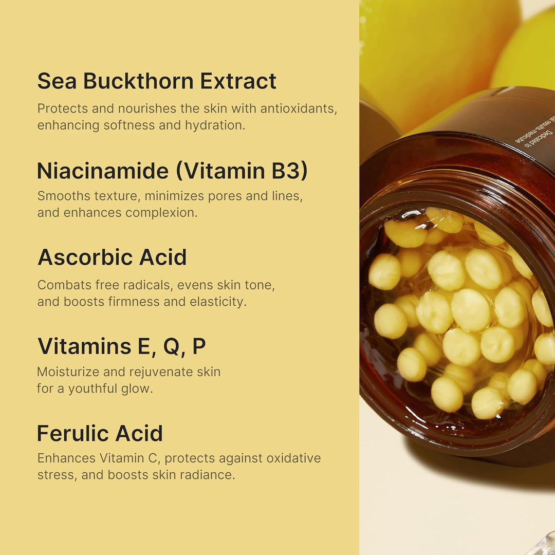 Medicube Deep Vita C Capsule Cream — Six Vitamin C Sources