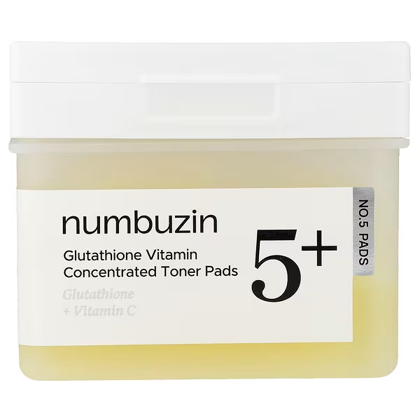 numbuzin No.5+ Glutathione Vitamin-Niacinamide Concentrated Pad Fashnito