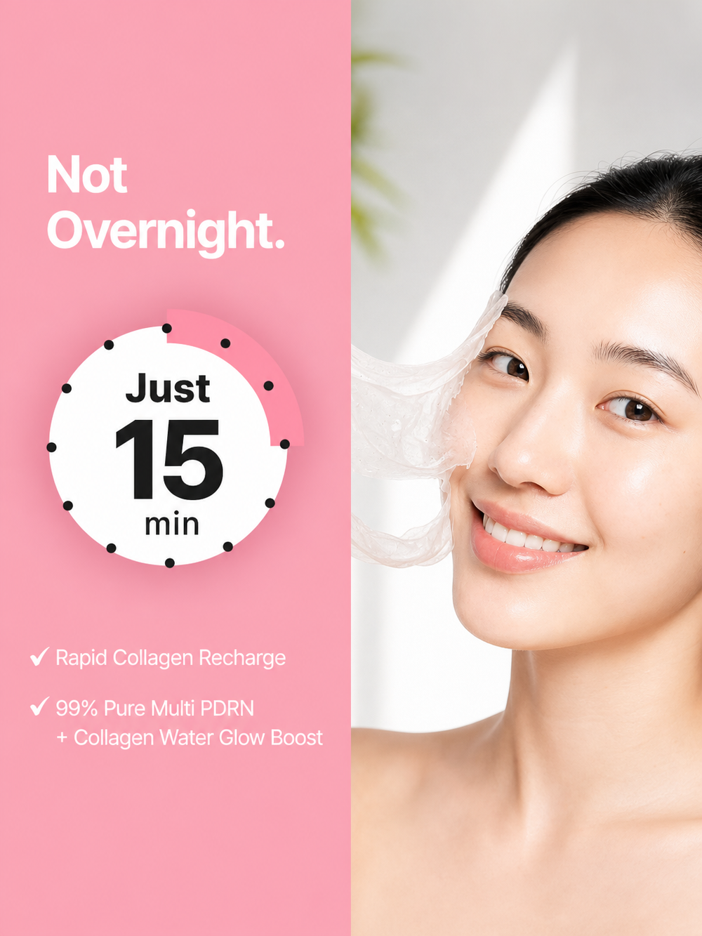 PURITO Collagen Real Glow Mask INCI list – 540,000ppm Collagen Water niacinamide hyaluronic acid