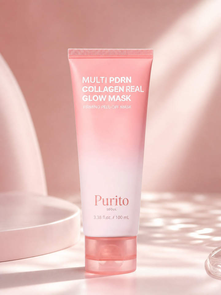 PURITO Multi PDRN Collagen Real Glow Mask 100ml – 54% Collagen Water peel-off K-Beauty | Fashnit