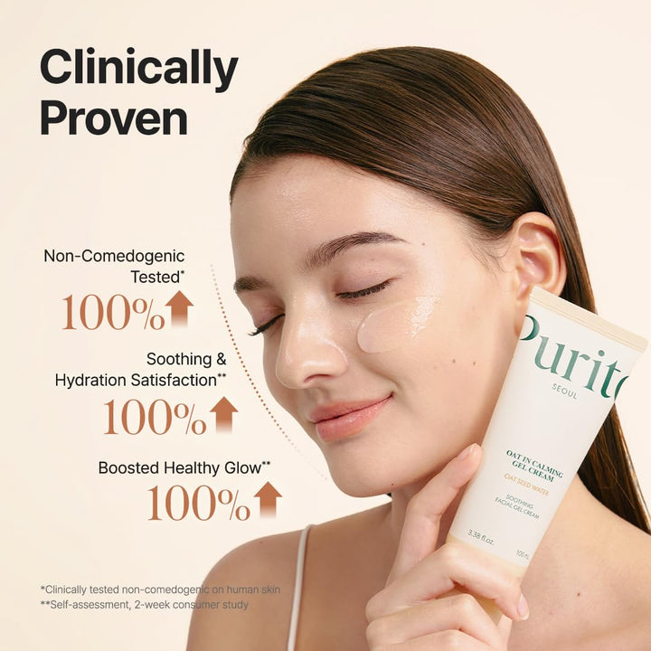 Purito SEOUL Oat-In Calming Gel Cream , Fungal Acne Safe Moisturizer-  Fashnito