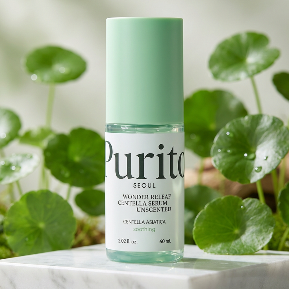 Step 1 - PURITO Wonder Releaf Centella Serum - Calm and Repair Combo
