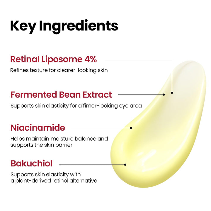 KSECRET Eye Cream – Retinal Liposome 4% + 3 Fermented Bean