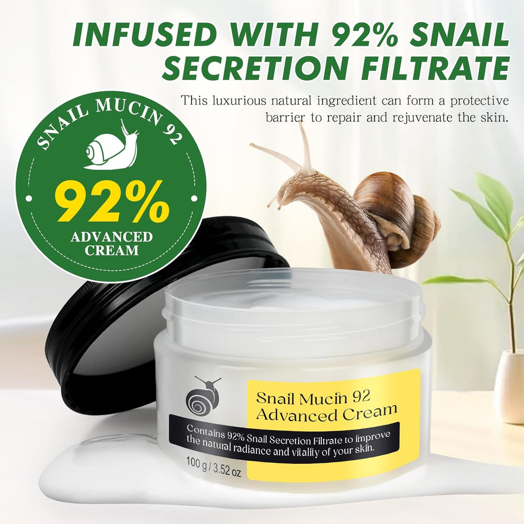 COSRX, Advanced Snail 92 All In One Cream, One Step, Every Skin Concern - Fashnito