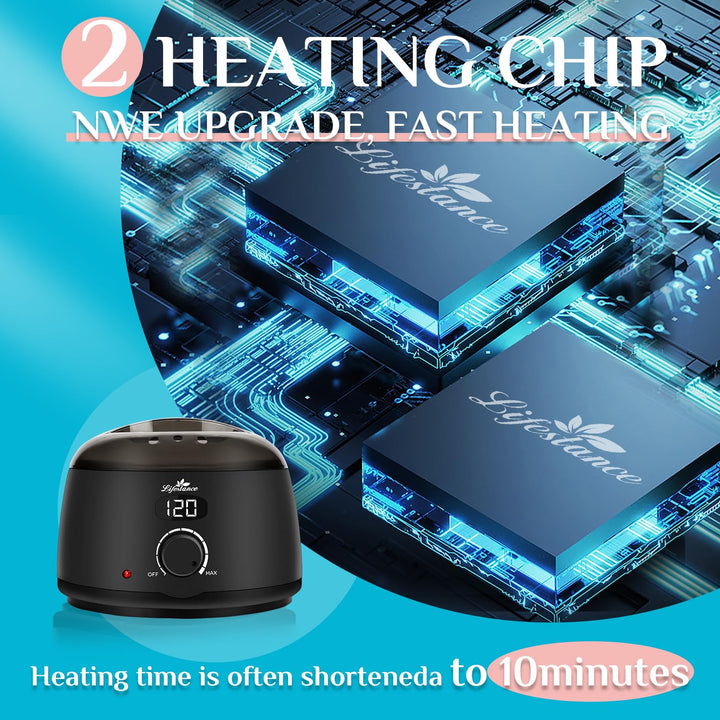 Wax Warmer Machine 500ml LED | Hair Removal - Fashnito