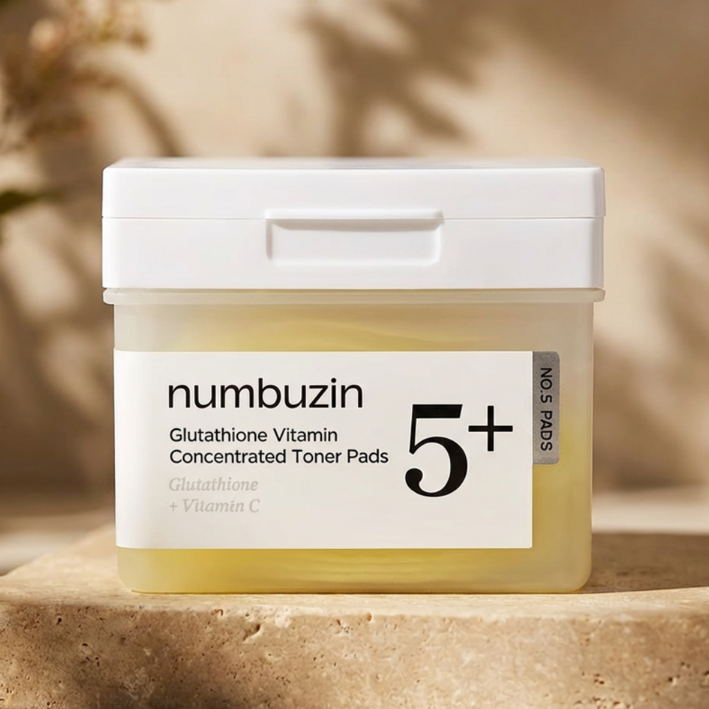 numbuzin No.5+ Glutathione Vitamin-Niacinamide Concentrated Pad Fashnito