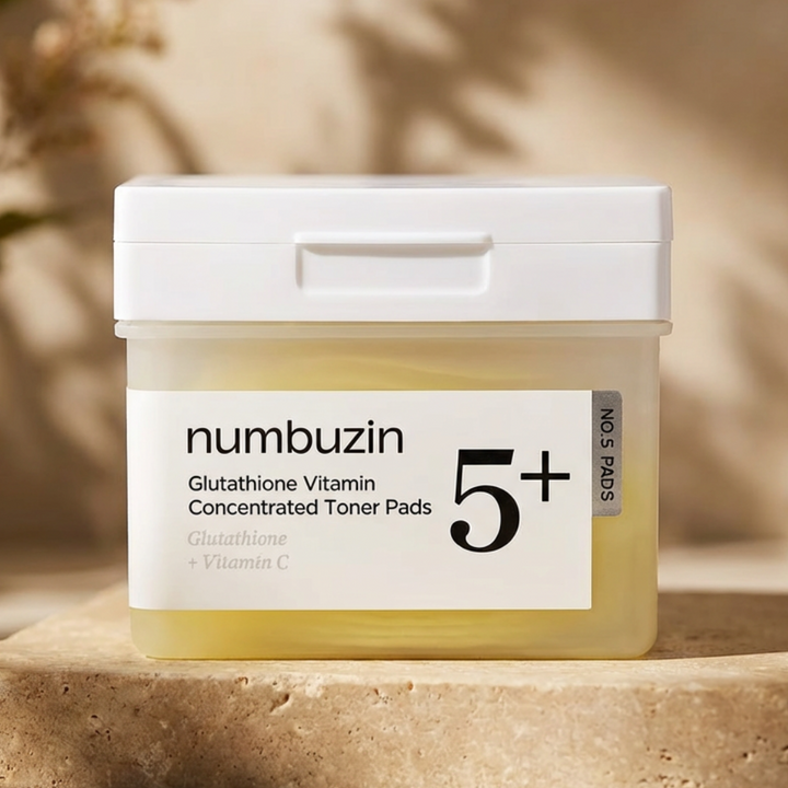 numbuzin No.5+ Glutathione Vitamin-Niacinamide Concentrated Pad Fashnito